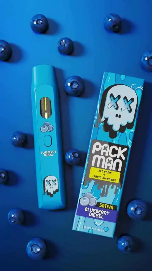 Packman Vapes - Blueberry Diesel